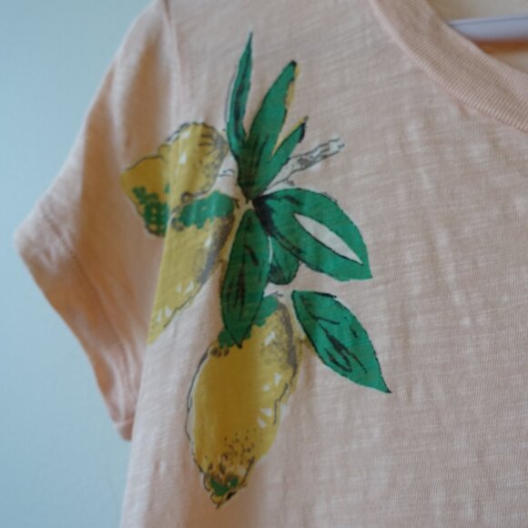 J.Crew JCrew G6608 souvenir postcard graphic t-shirt tee top S SM 4 - Picture 7 of 15